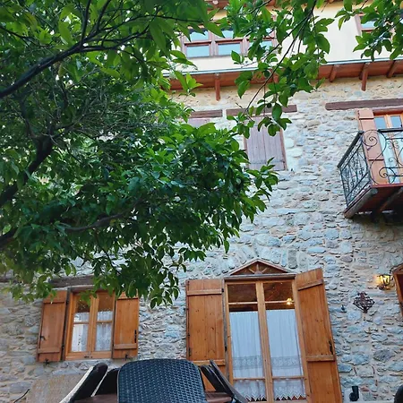 Large Stone With Garden. Avlonarion